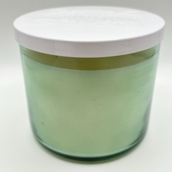 Bath And Body Works Spring Apple 3 Wick Jar Candle 14.5 oz Green Vanilla Pear - Picture 5 of 14